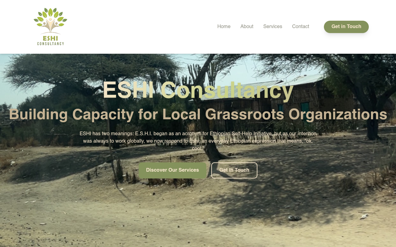 ESHI Consultancy — screenshot